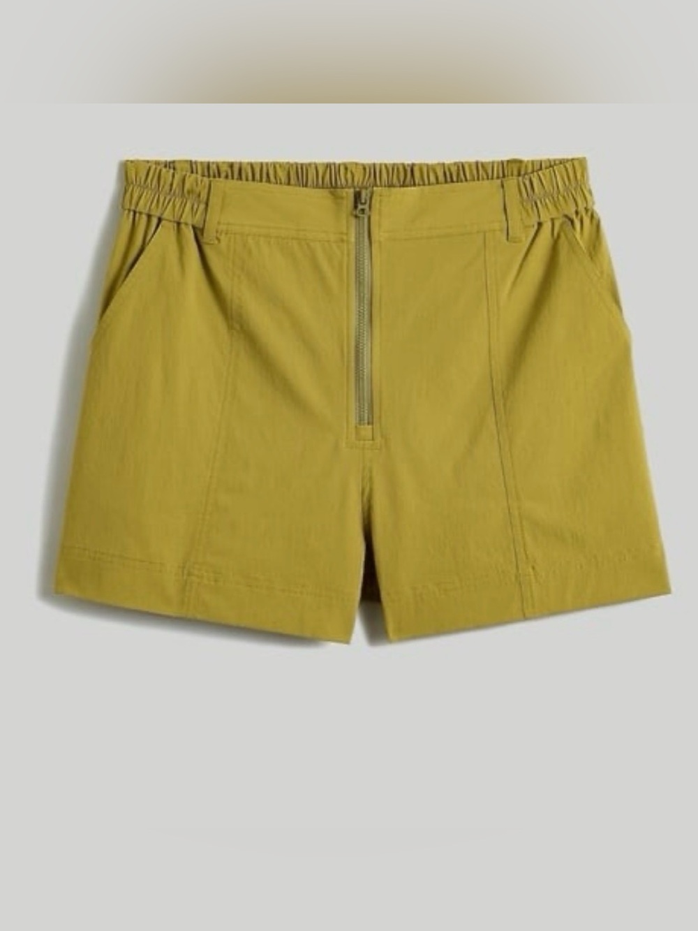 Madewell Zip Front Tapered Shorts